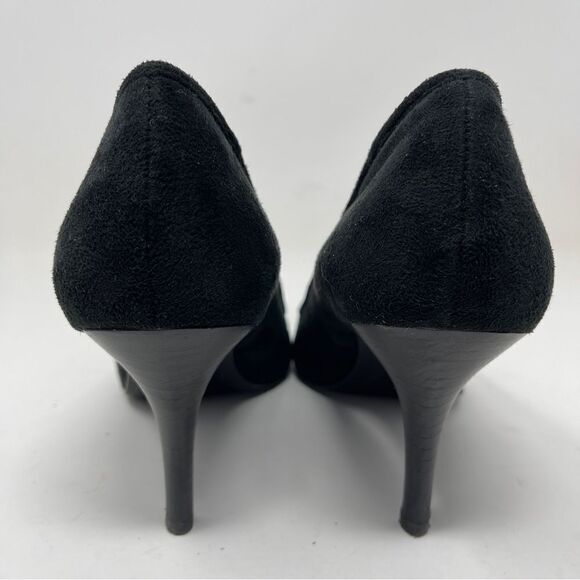 Calvin Klein Shoes Pumps Nitza Black Suede Women's Size 7.5 Heel 3" - Picture 6 of 10